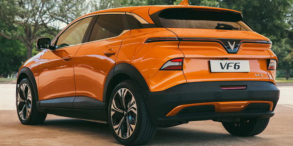 phần đuôi xe vinfast vf6
