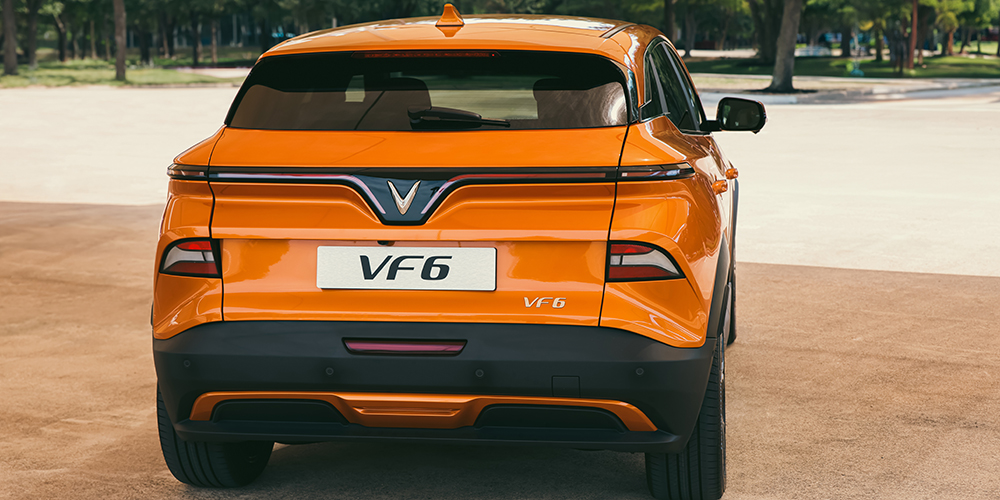 phần đuôi xe vinfast vf6